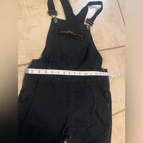 💜 Triple Five Soul Black Cotton Zip Detail Overalls - XS - Picture 14 of 15